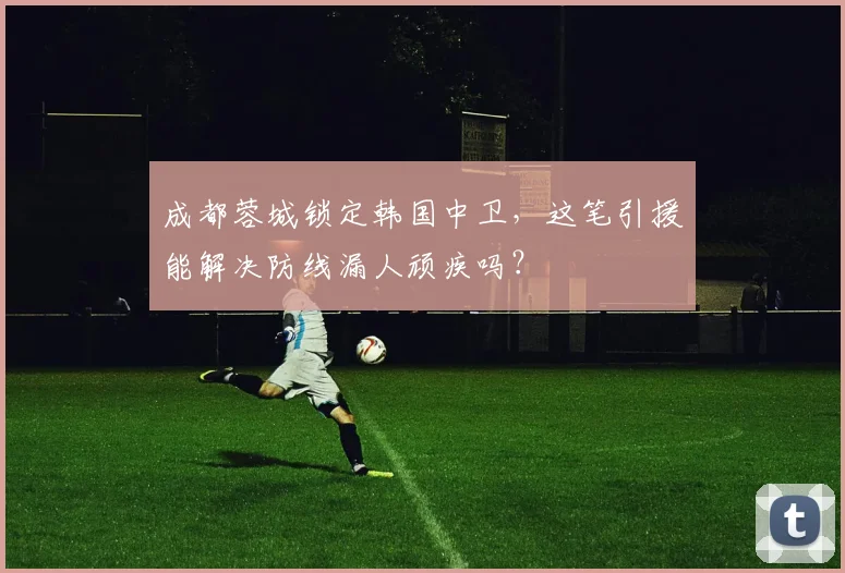 成都蓉城锁定韩国中卫，这笔引援能解决防线漏人顽疾吗？